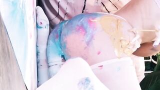 Belle Delphine Ass Painting Set Leaked (Video 6)