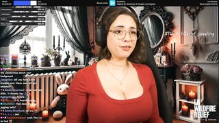 Sweet Anita Jiggle Juggle Titty Charity Twitch Stream January 16