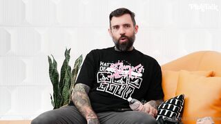 Lena The Plug - Hot Fuck With Adam On Orange Couch