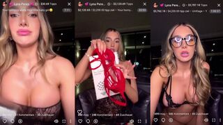 Lyna Perez Valentine's Live stream 2025