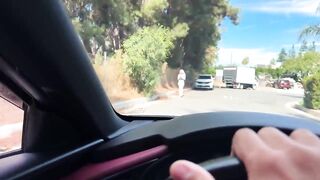 Gigi Sweets Slutty College Girl Cheats While Walking to Campus