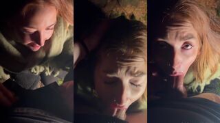 Lola Diamond outdoor deepthroat 2