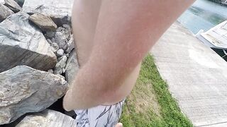 Mariah Leonne -  Public Beach Two Cumshots & Facial