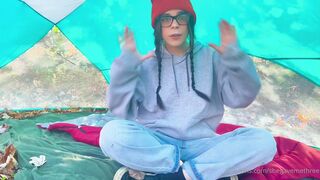 She Gave Me Three tent masturbation