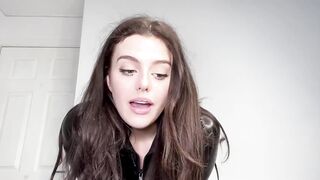 Emily Black Leather Suit Masturbation PPV Video Leaked